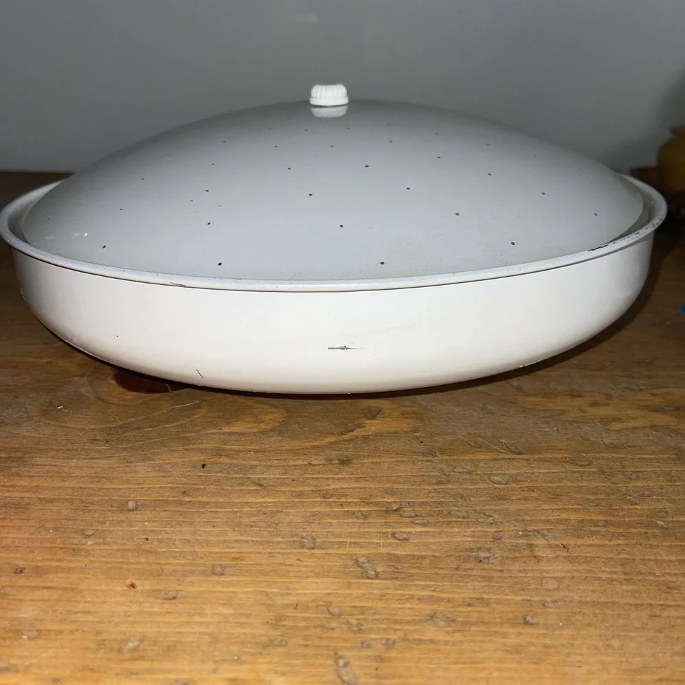 Vintage Mid Century Moe Light Ceiling Light Fixture Atomic Saucer Light
